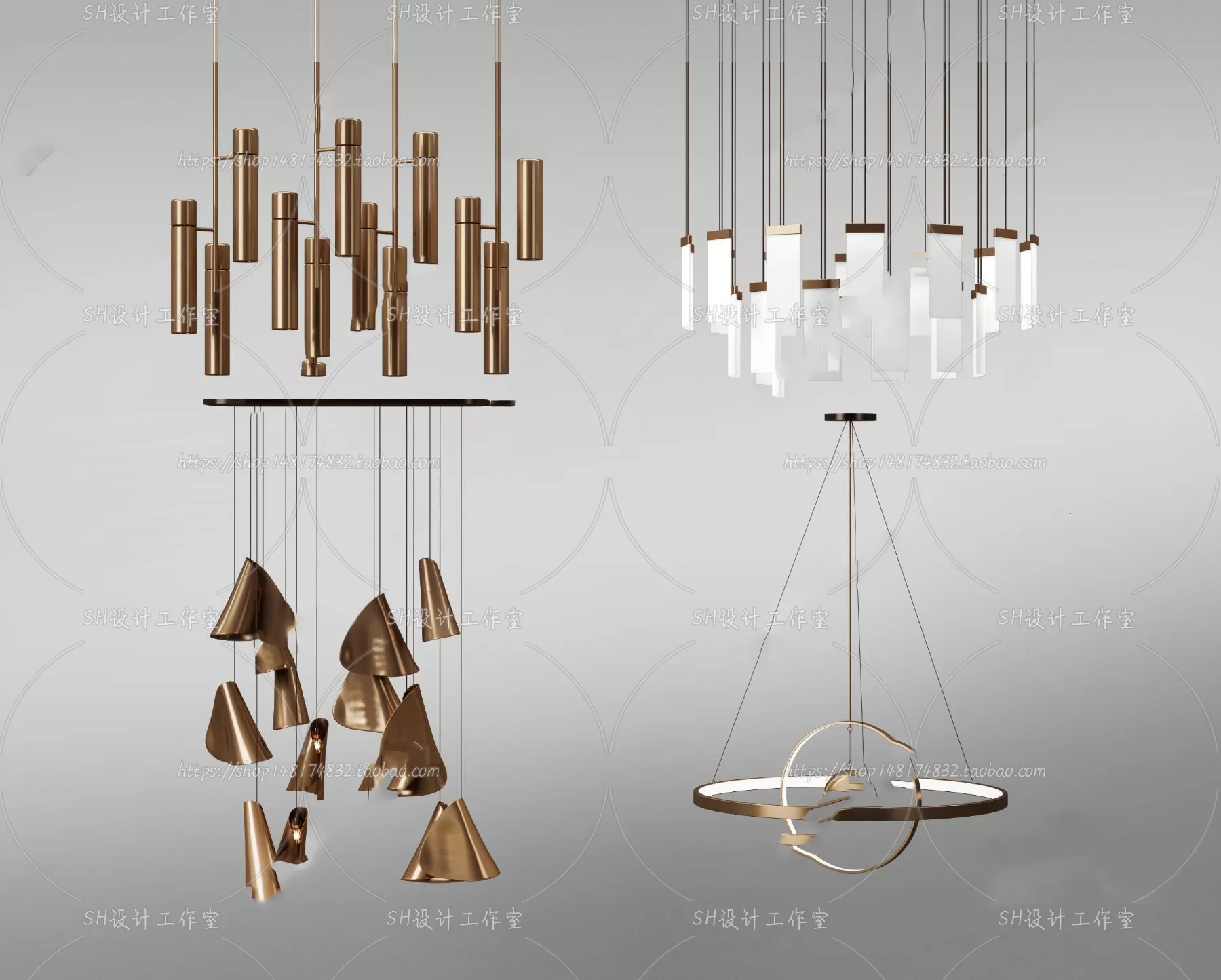 Lights – Chandelier 3D Models – 0275