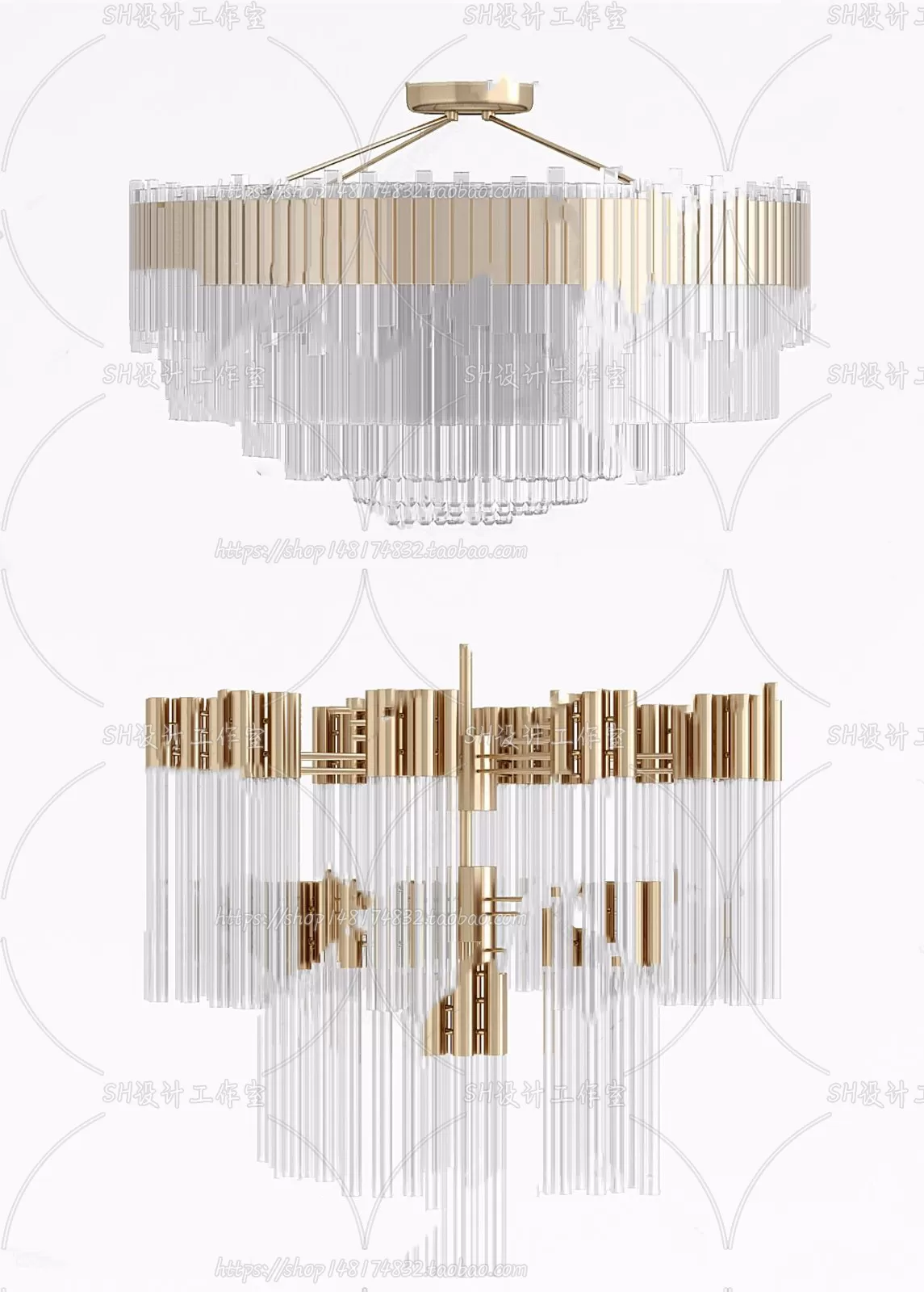 Lights – Chandelier 3D Models – 0277