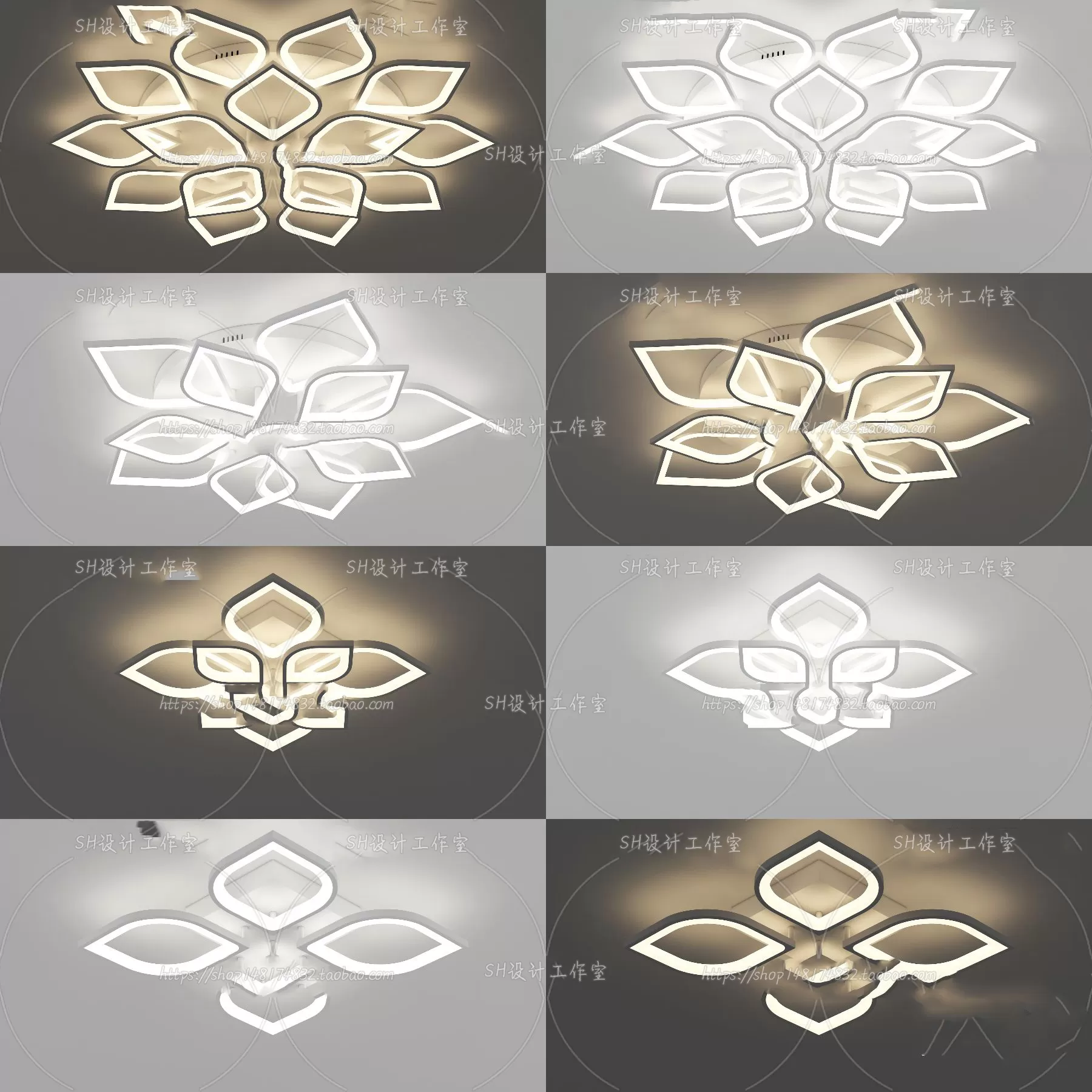 Lights – Chandelier 3D Models – 0278