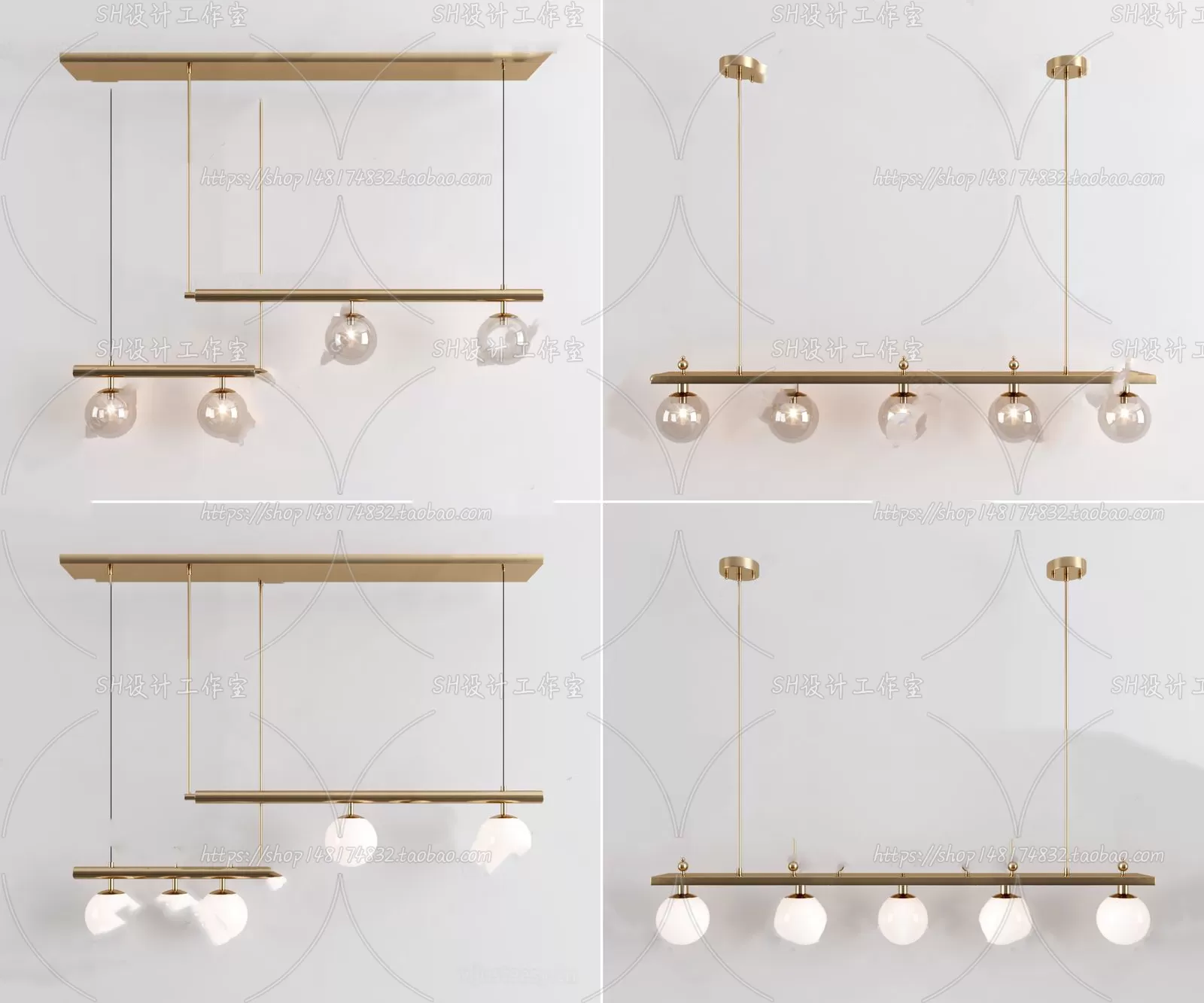 Lights – Chandelier 3D Models – 0285