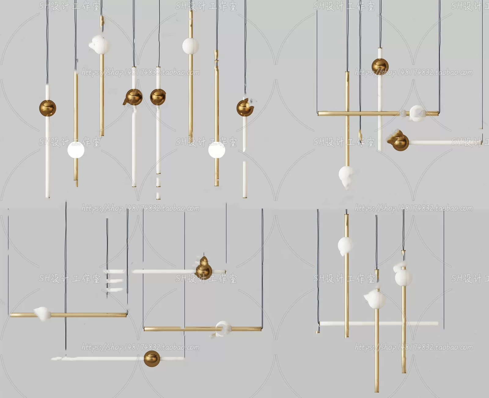 Lights – Chandelier 3D Models – 0288