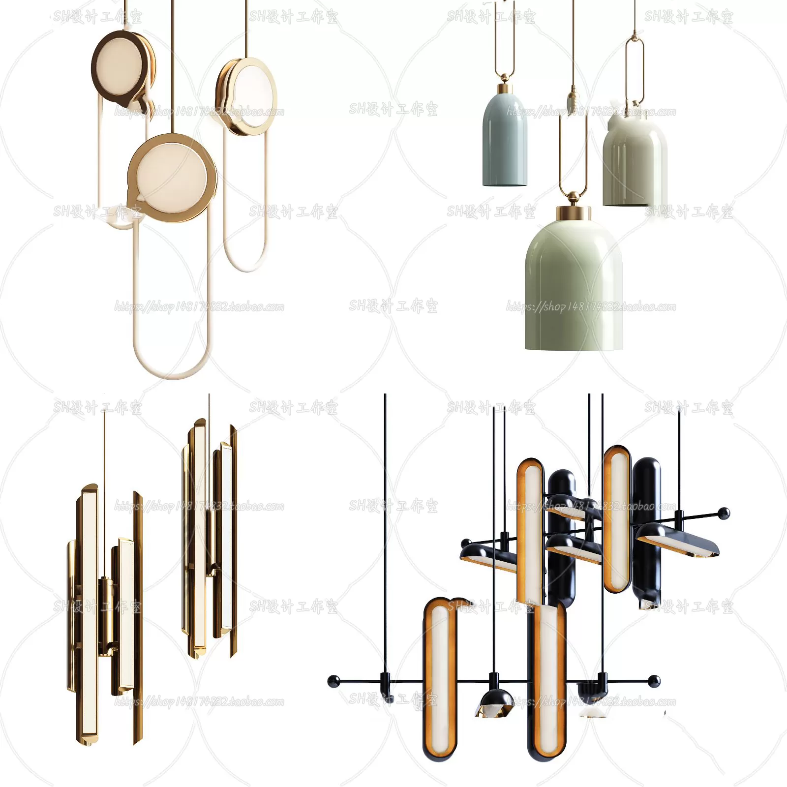 Lights – Chandelier 3D Models – 0289