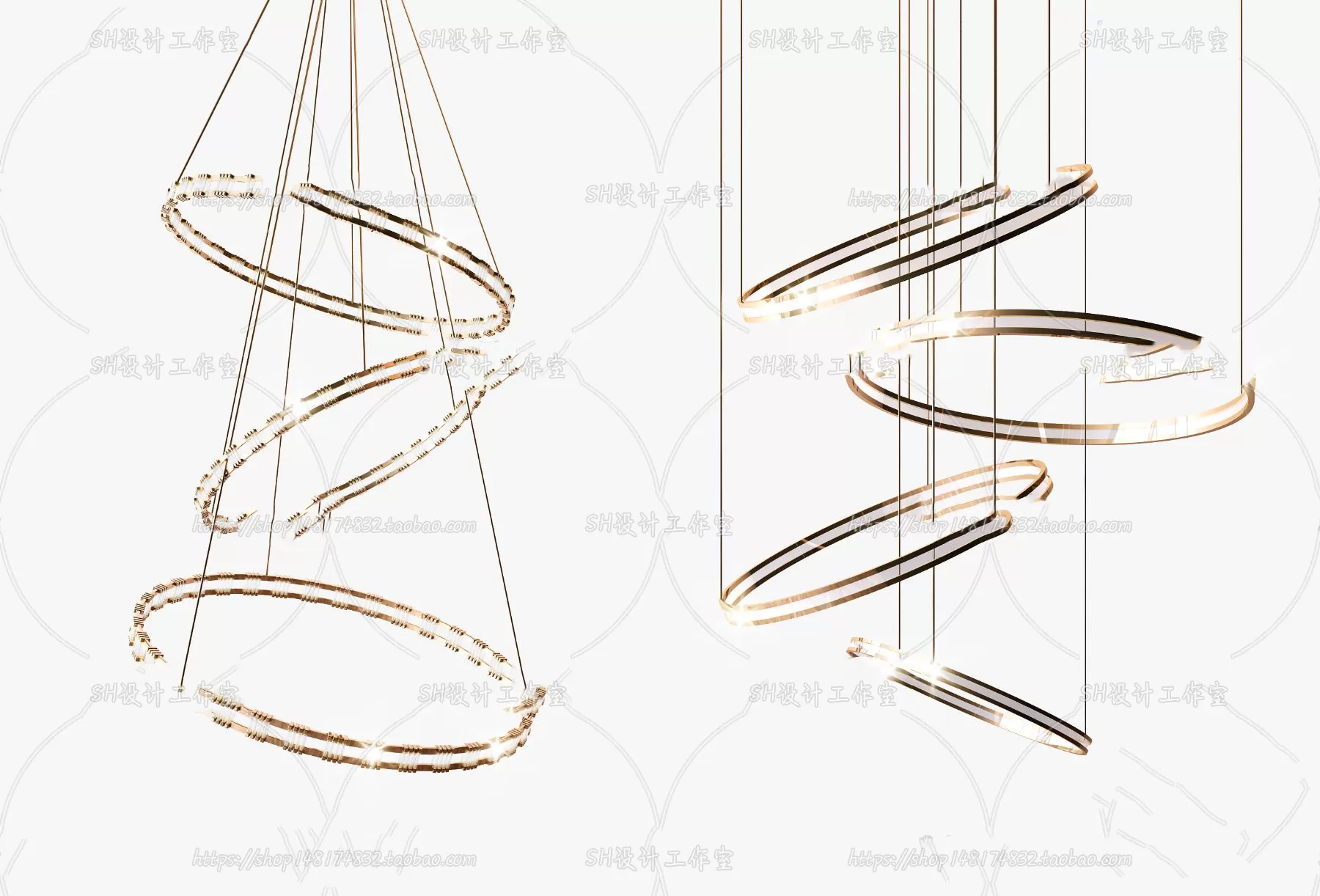 Lights – Chandelier 3D Models – 0296