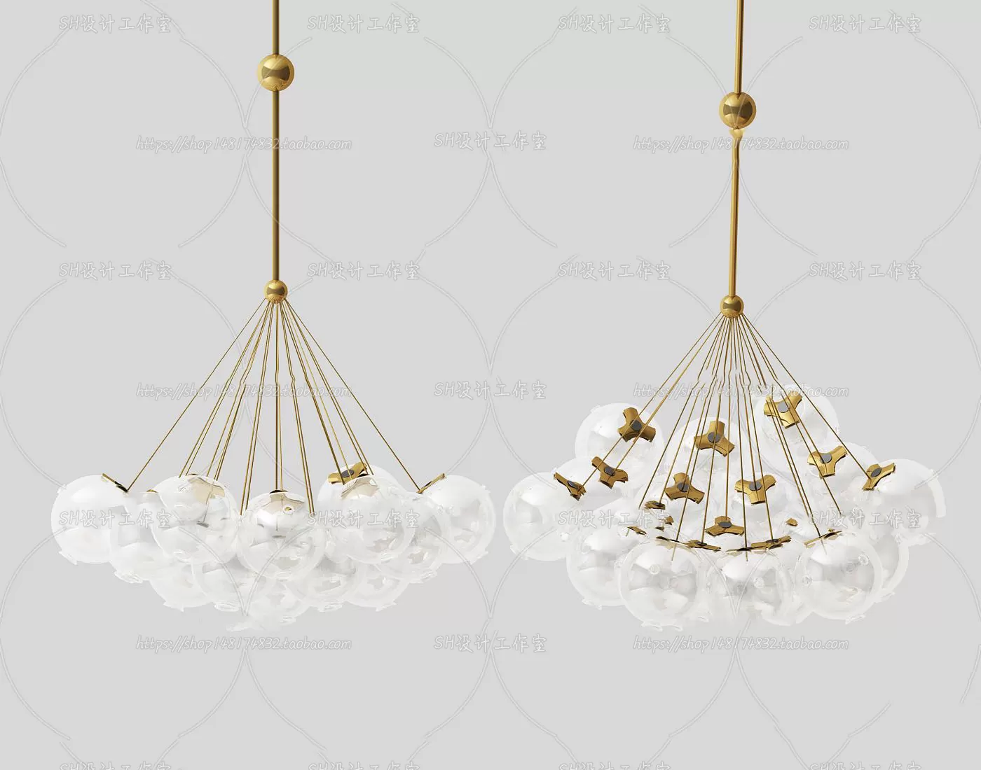 Lights – Chandelier 3D Models – 0299