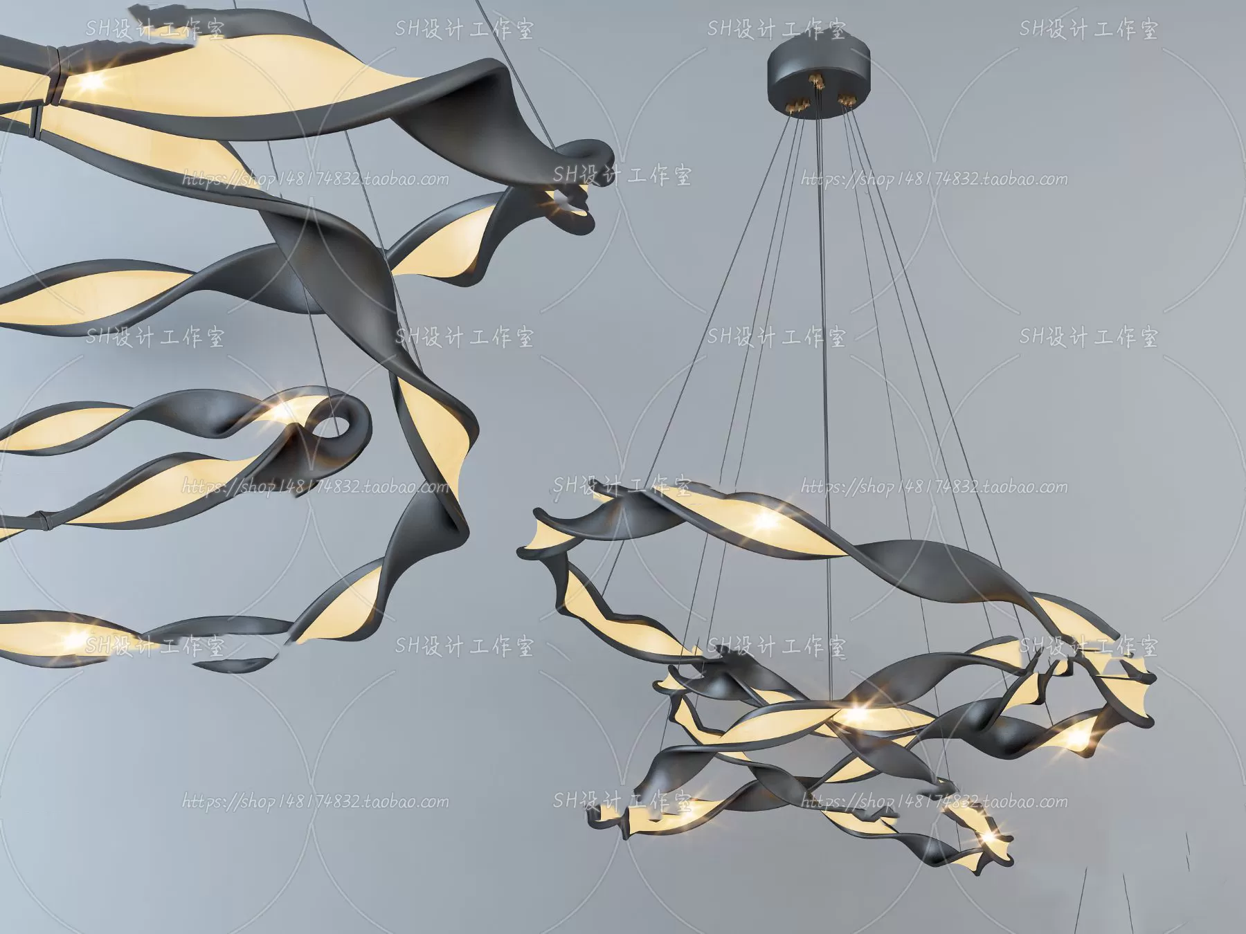 Lights – Chandelier 3D Models – 0306