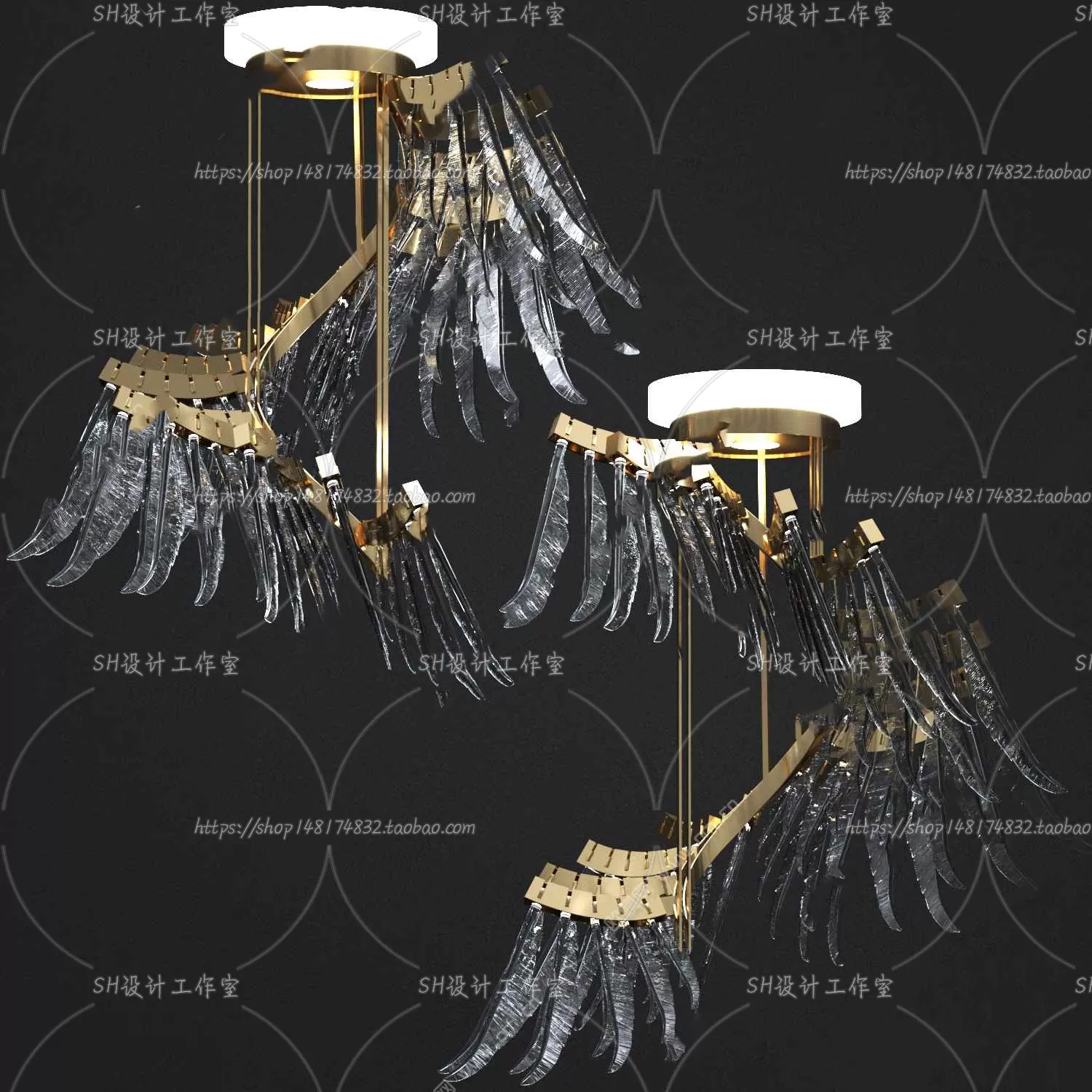 Lights – Chandelier 3D Models – 0308