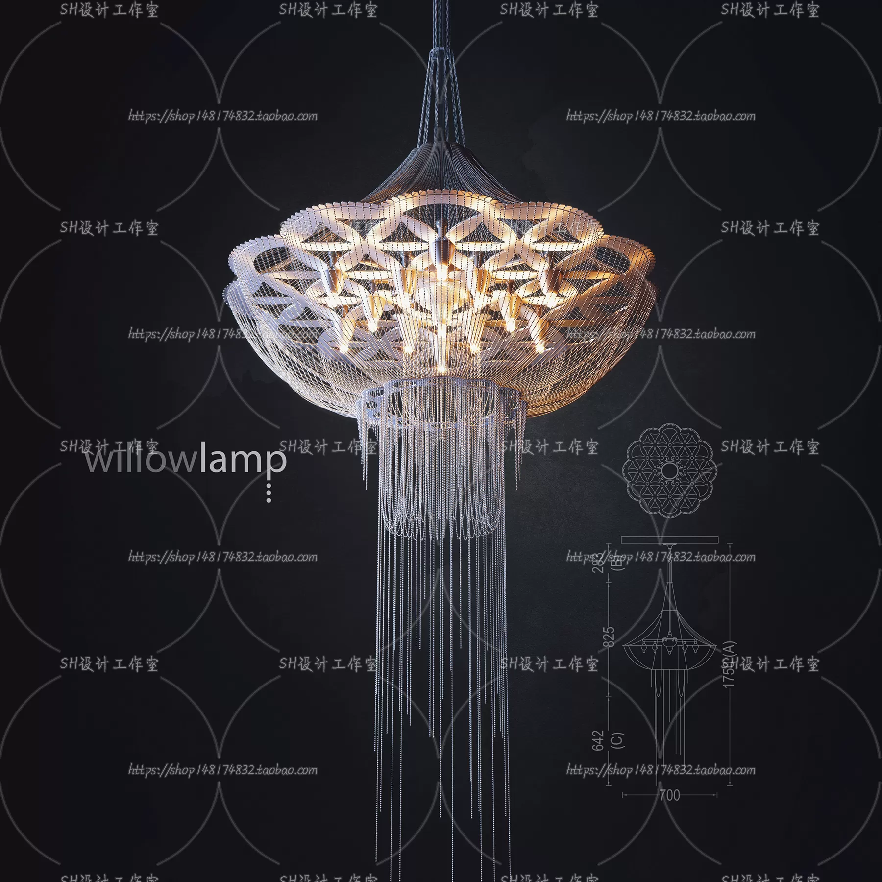 Lights – Chandelier 3D Models – 0309
