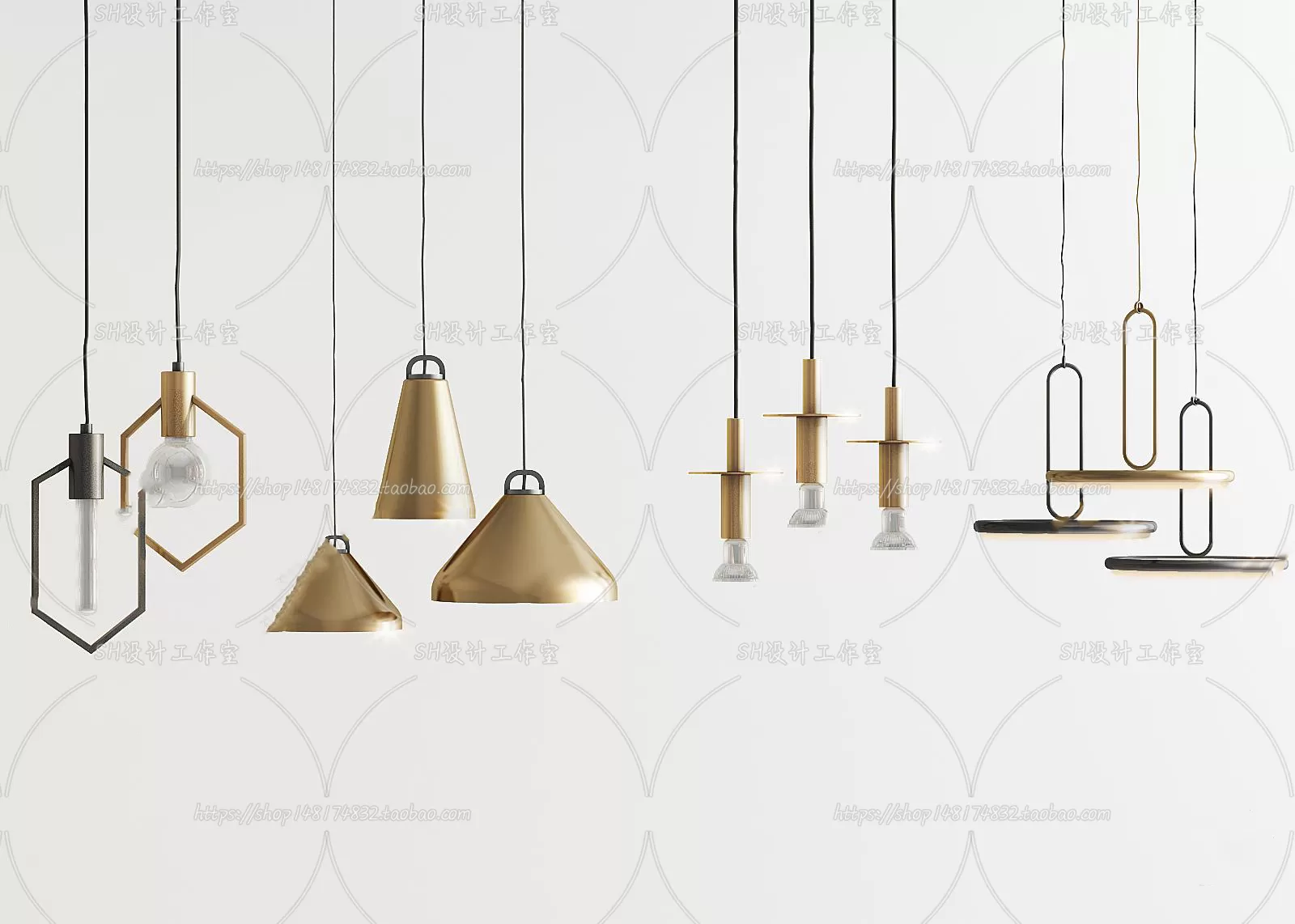 Lights – Chandelier 3D Models – 0312