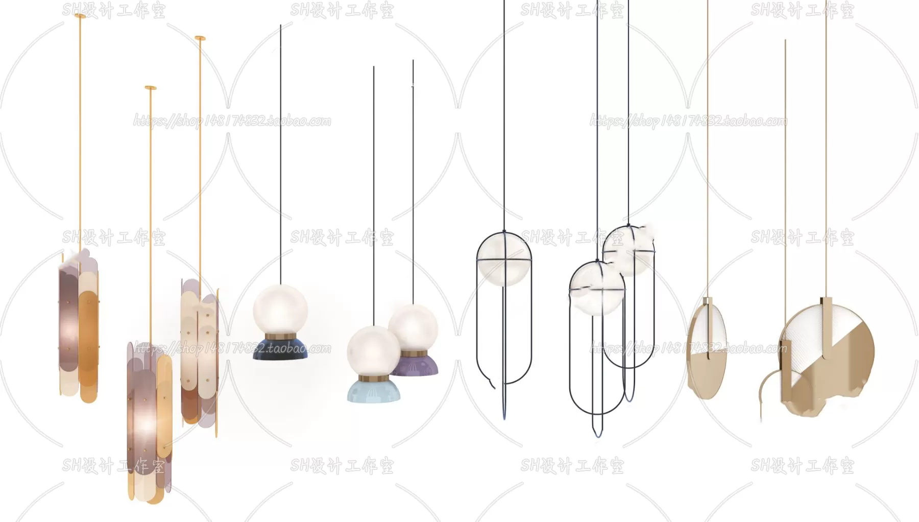 Lights – Chandelier 3D Models – 0315