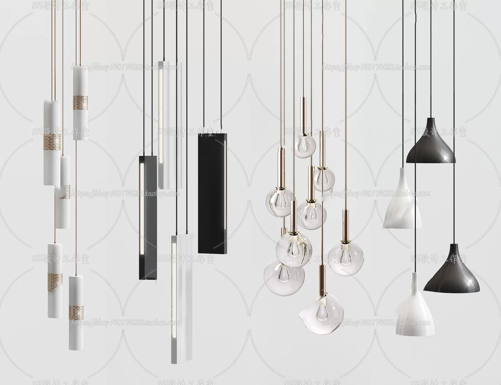 Lights – Chandelier 3D Models – 0317