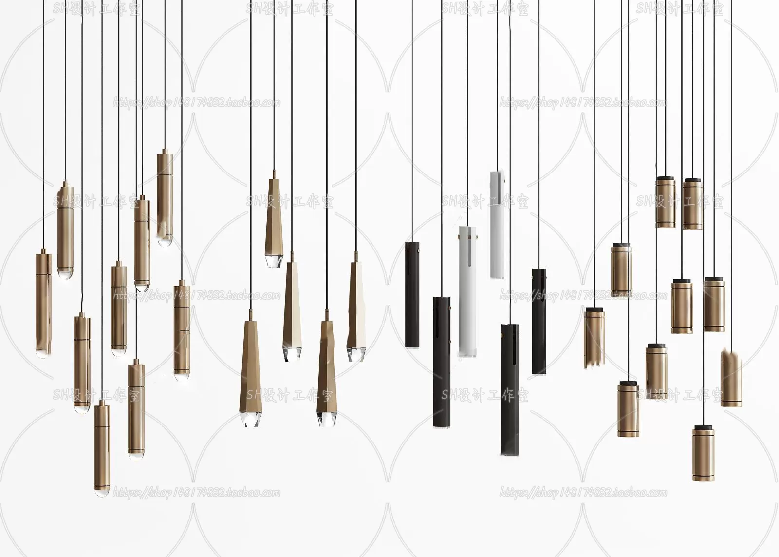 Lights – Chandelier 3D Models – 0320