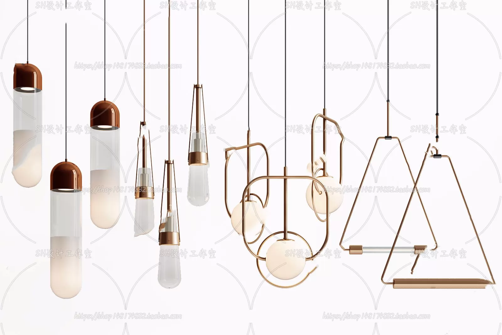 Lights – Chandelier 3D Models – 0324