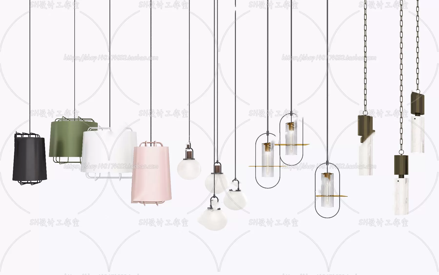 Lights – Chandelier 3D Models – 0325