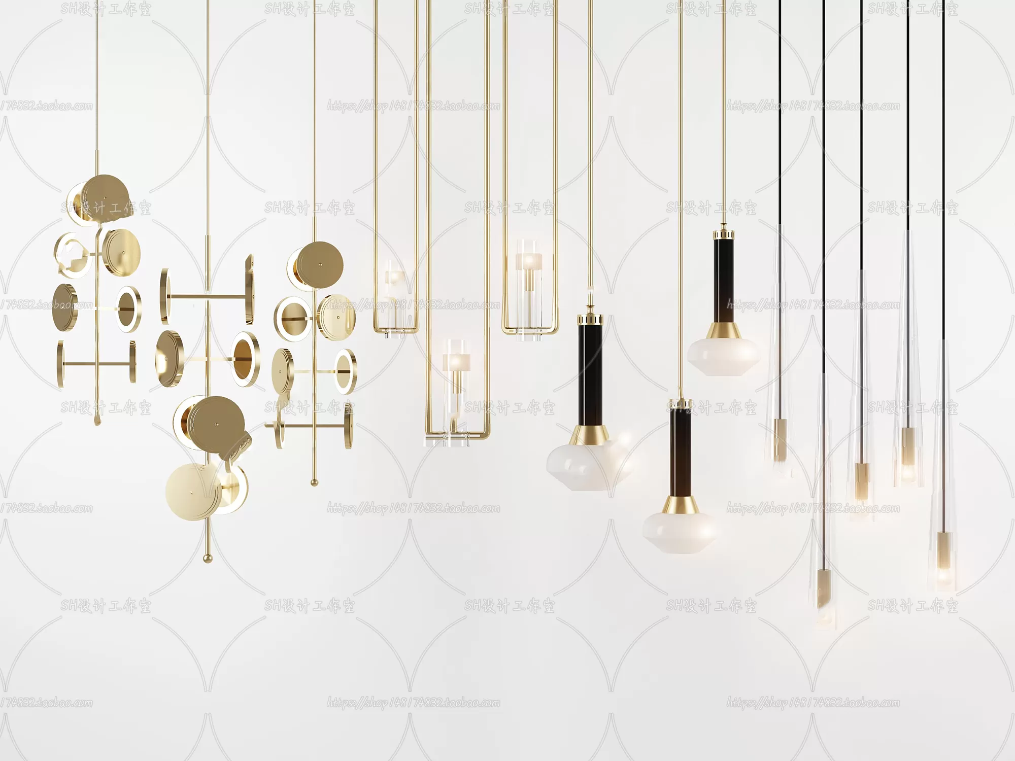 Lights – Chandelier 3D Models – 0326