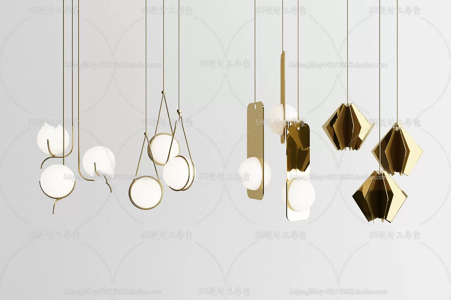 Lights – Chandelier 3D Models – 0328