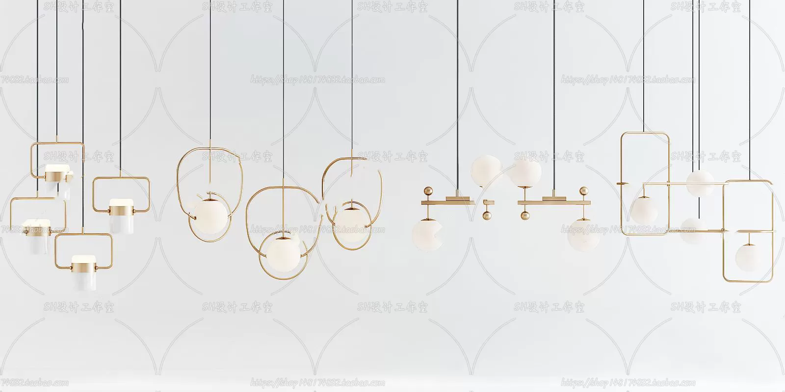 Lights – Chandelier 3D Models – 0329