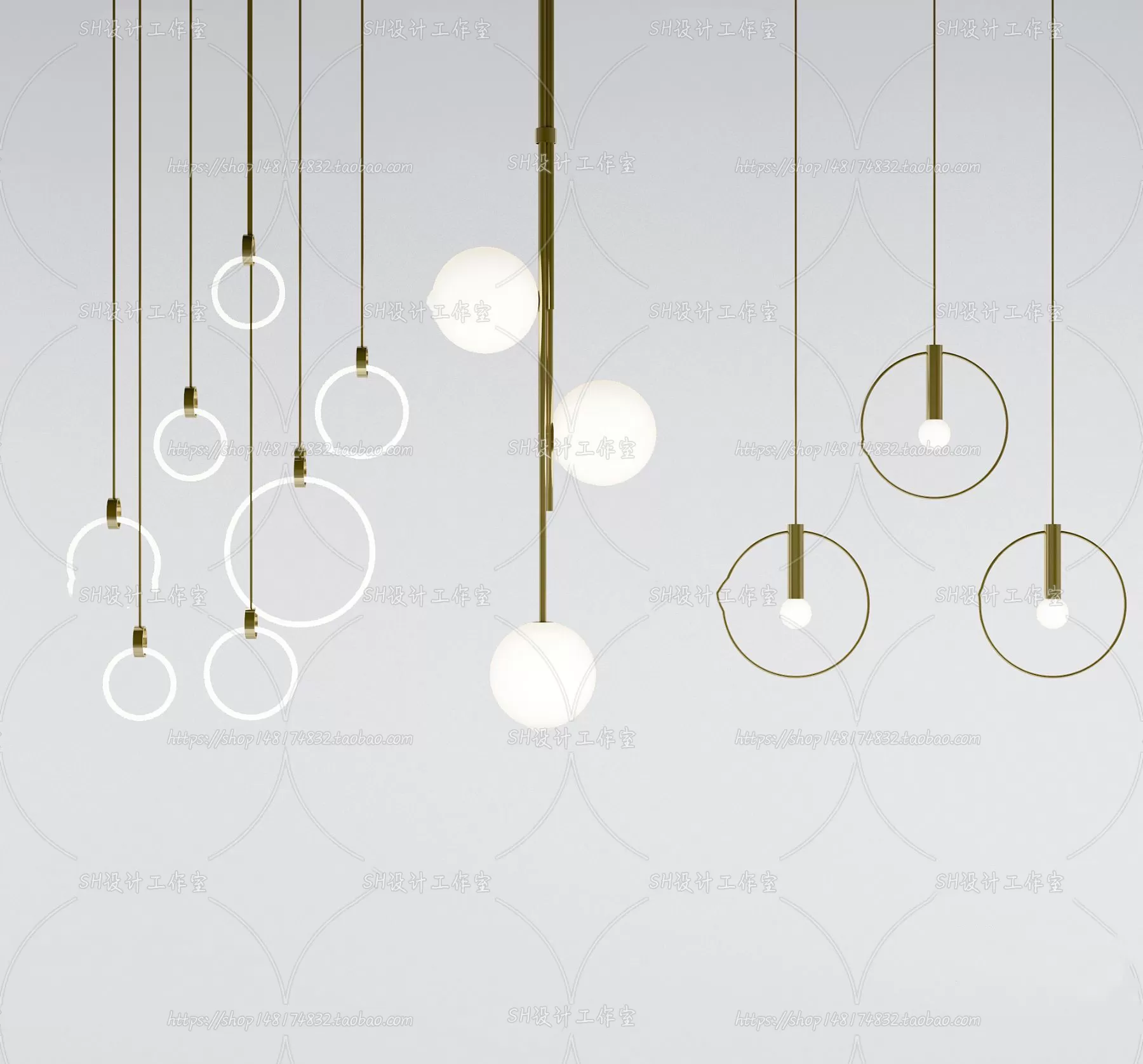 Lights – Chandelier 3D Models – 0330