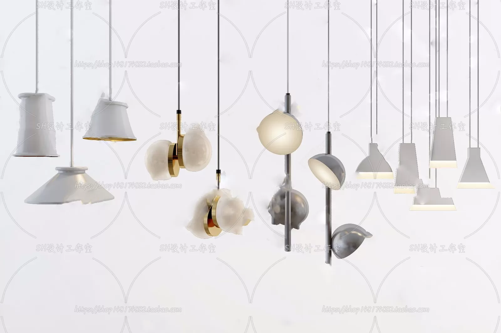 Lights – Chandelier 3D Models – 0332