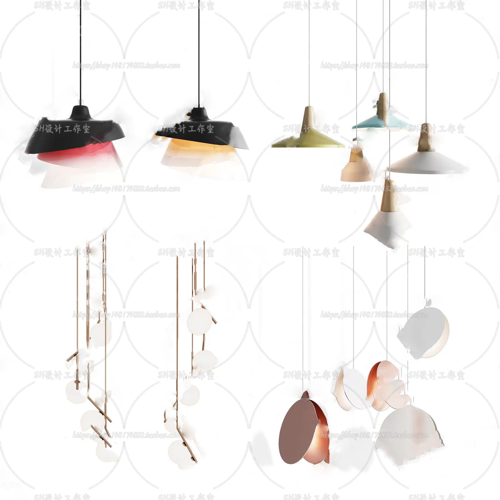 Lights – Chandelier 3D Models – 0333