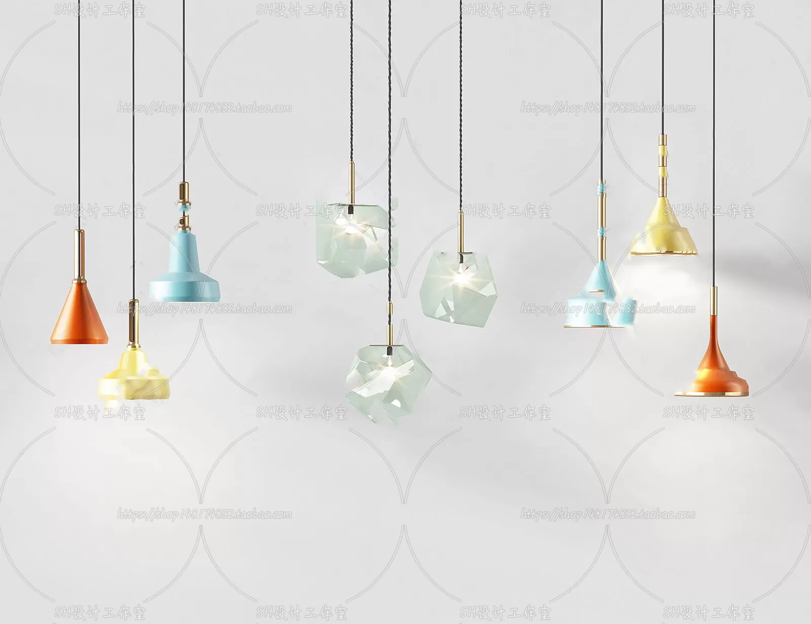 Lights – Chandelier 3D Models – 0345