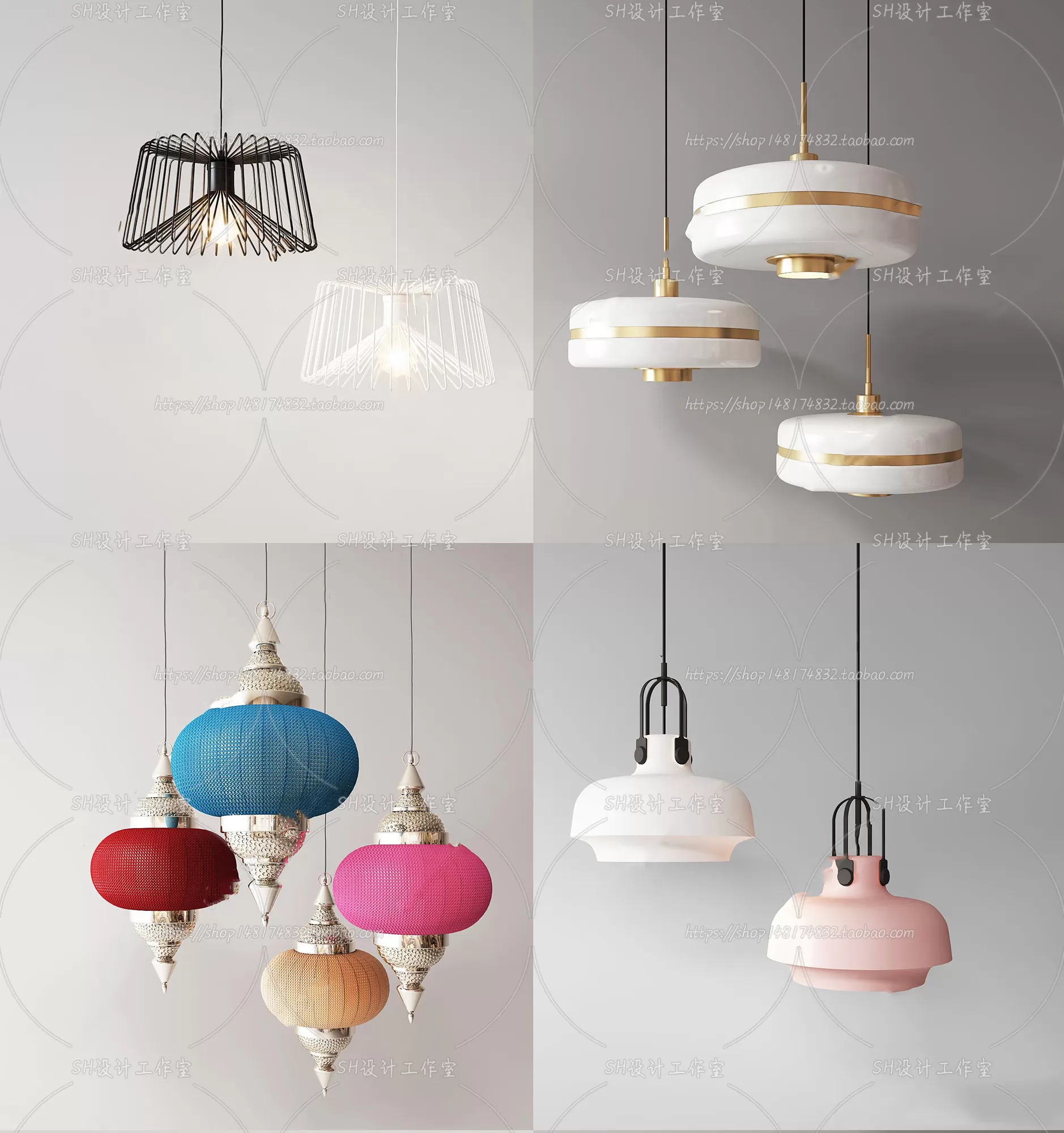 Lights – Chandelier 3D Models – 0347