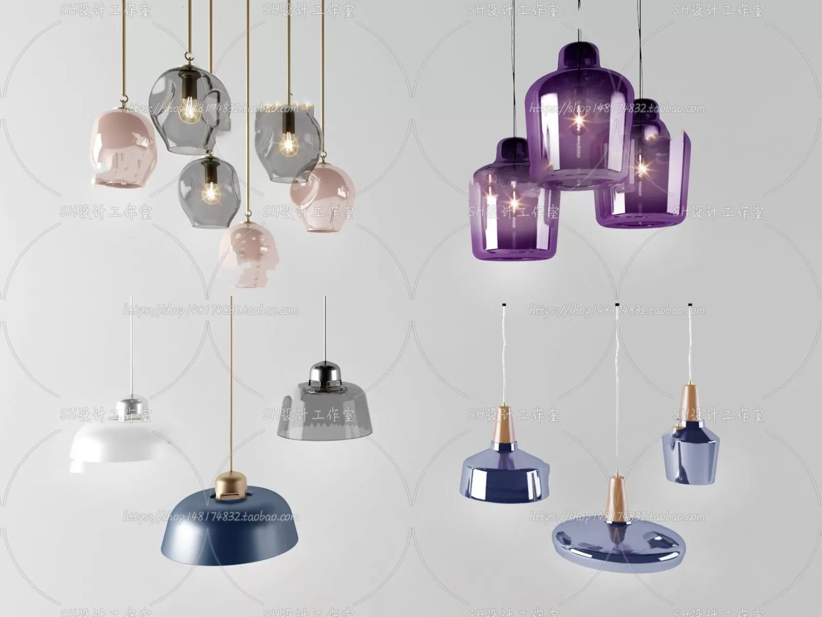 Lights – Chandelier 3D Models – 0349