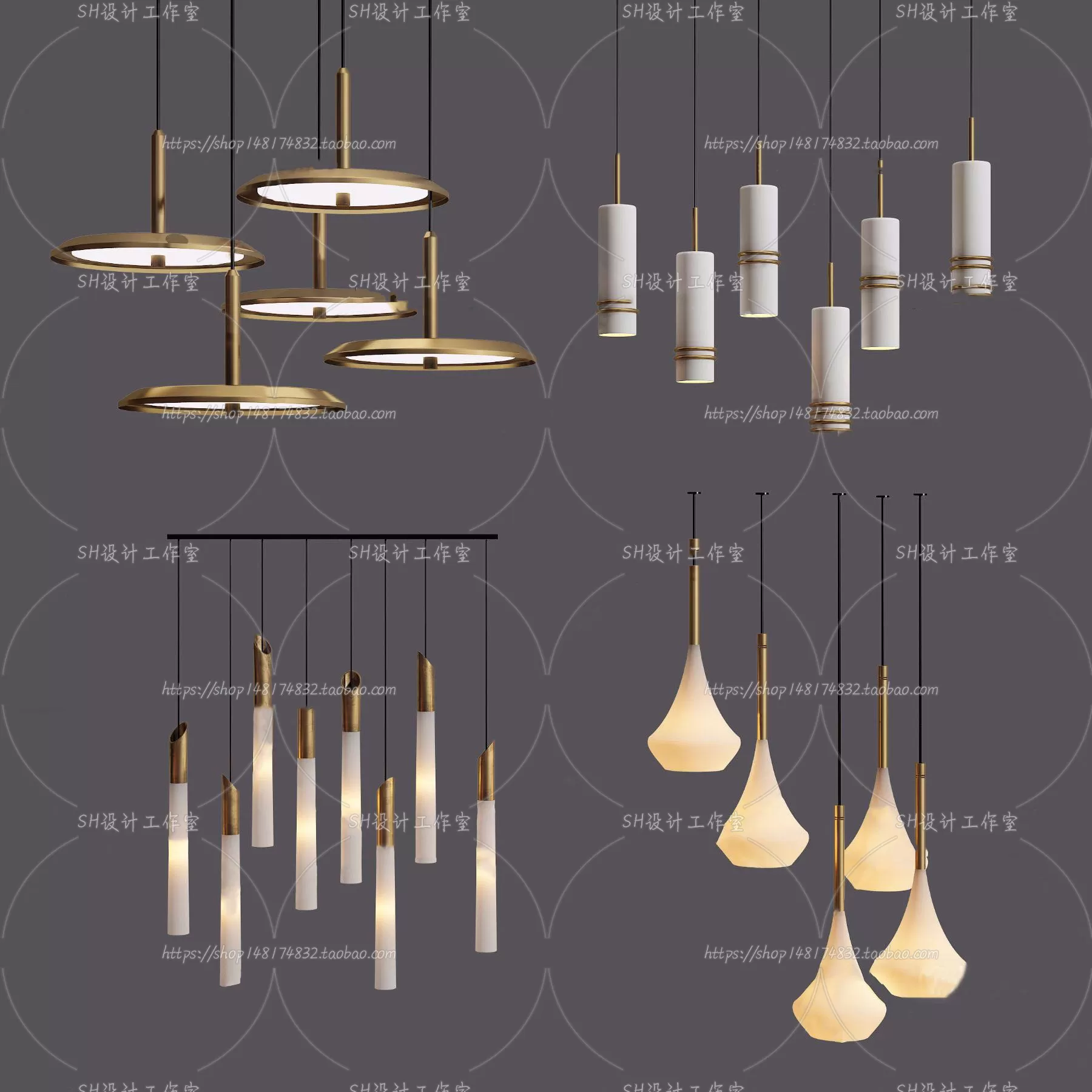 Lights – Chandelier 3D Models – 0351