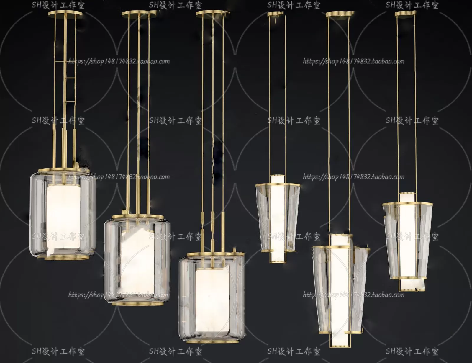Lights – Chandelier 3D Models – 0363