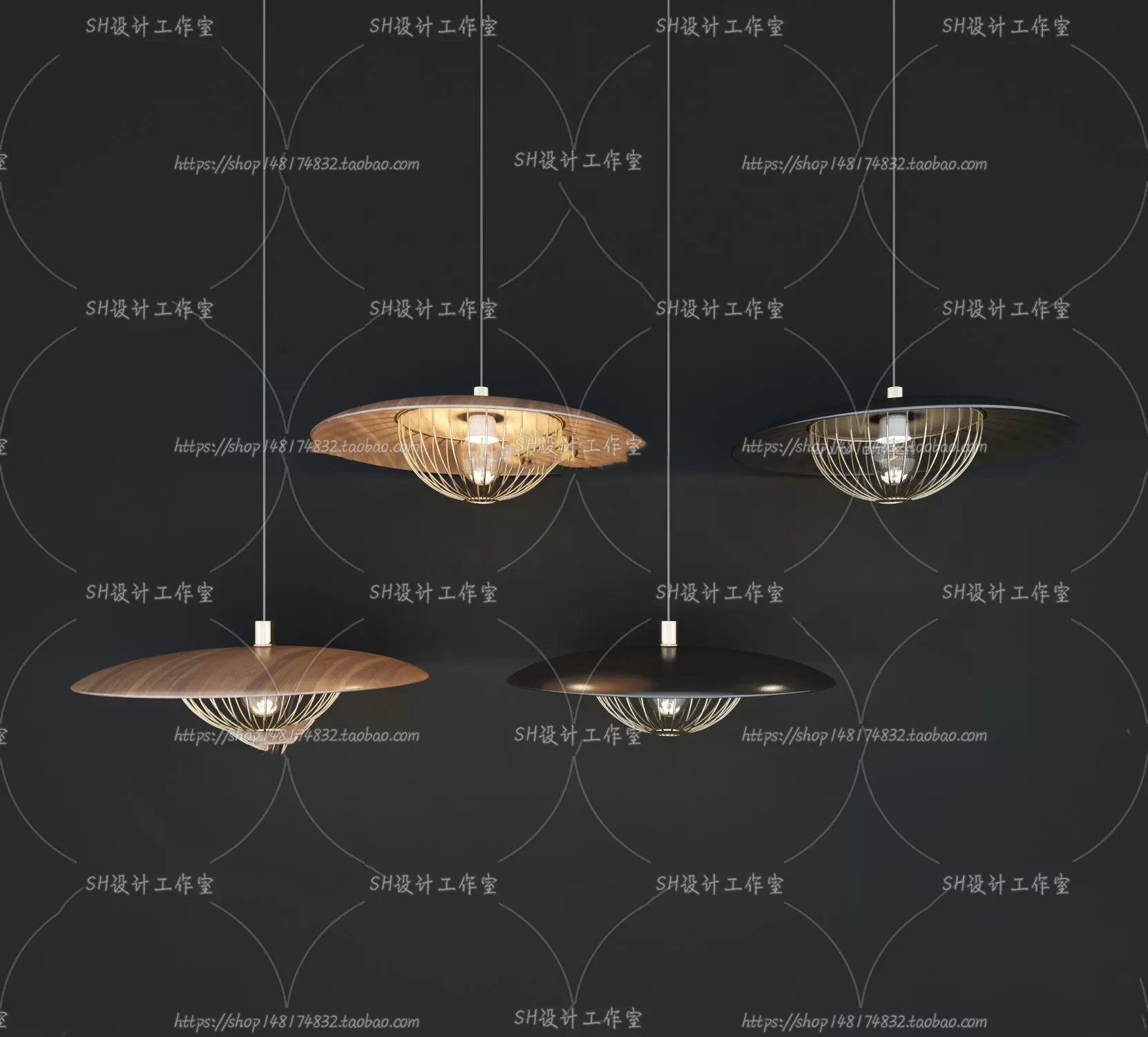 Lights – Chandelier 3D Models – 0364