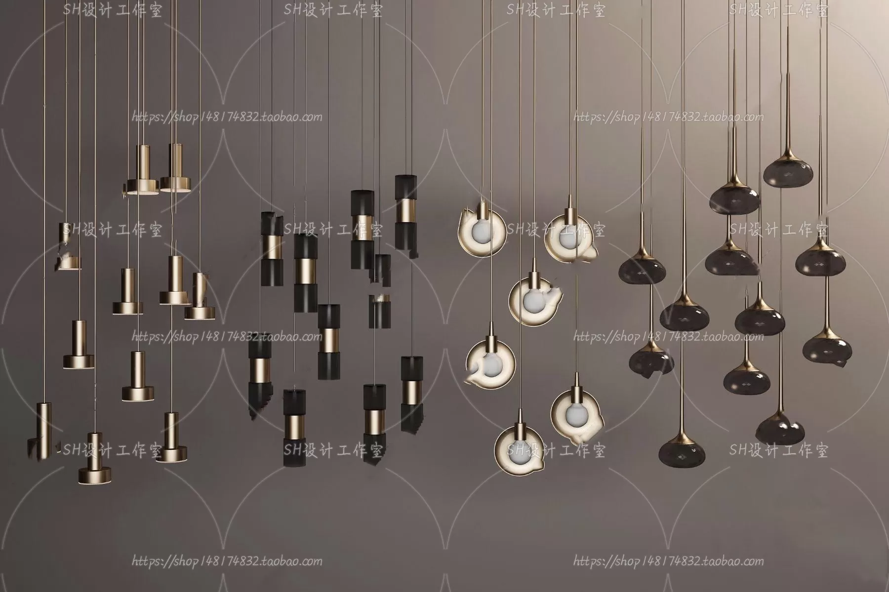 Lights – Chandelier 3D Models – 0370