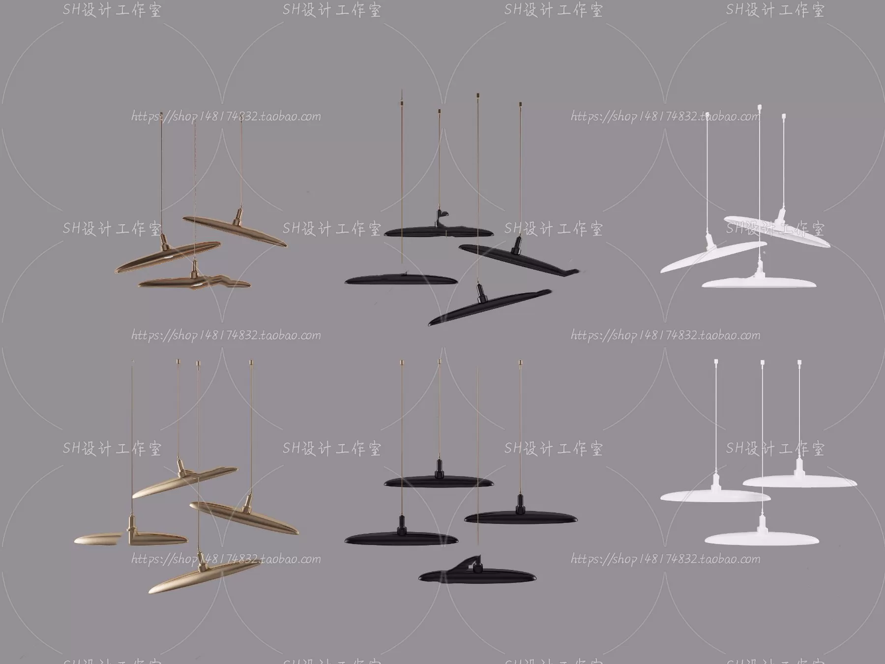 Lights – Chandelier 3D Models – 0374