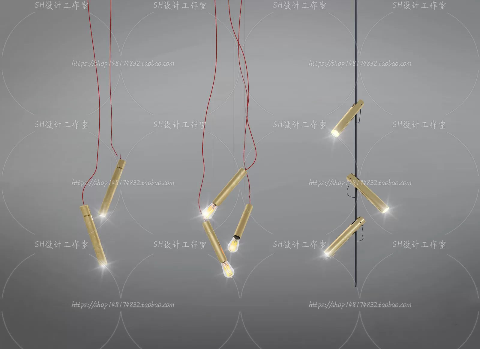 Lights – Chandelier 3D Models – 0375