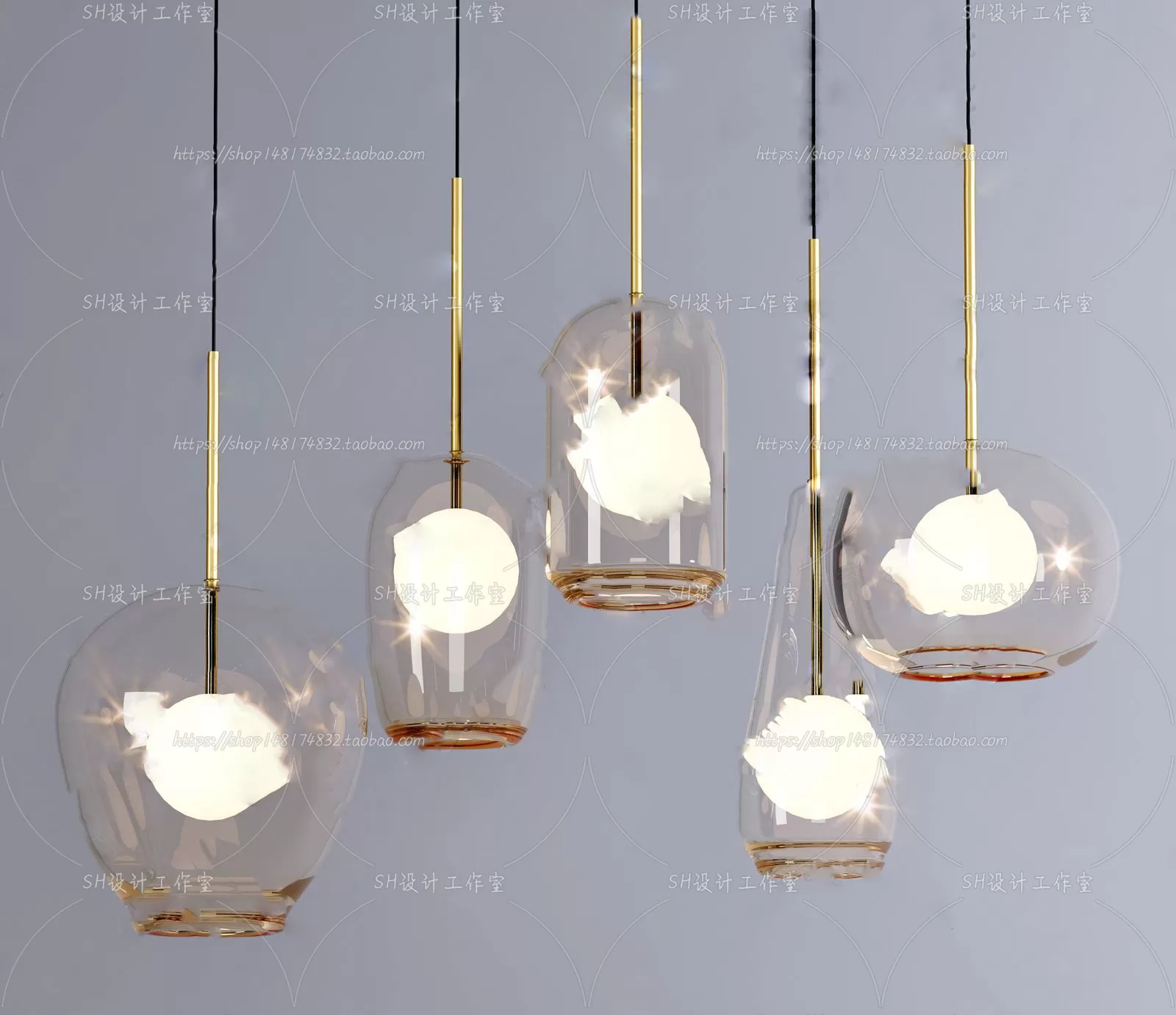 Lights – Chandelier 3D Models – 0376