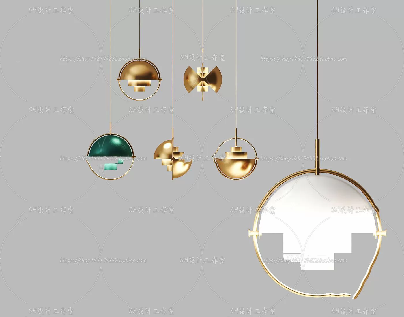 Lights – Chandelier 3D Models – 0382