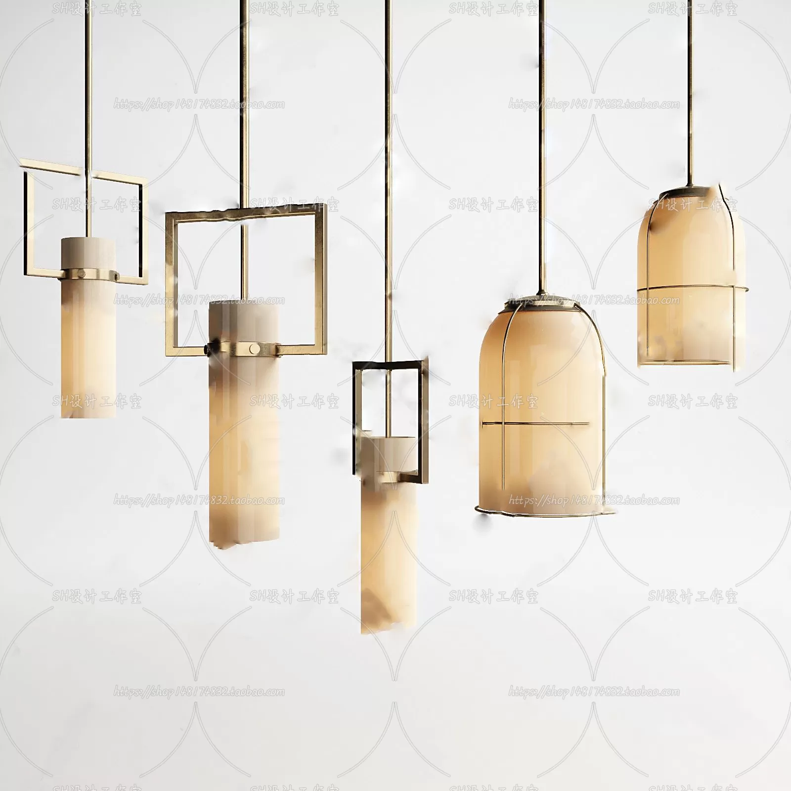 Lights – Chandelier 3D Models – 0383