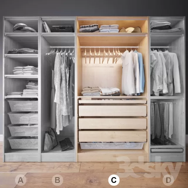 3DSKYMODEL – Shelf – Wardrobe – 199