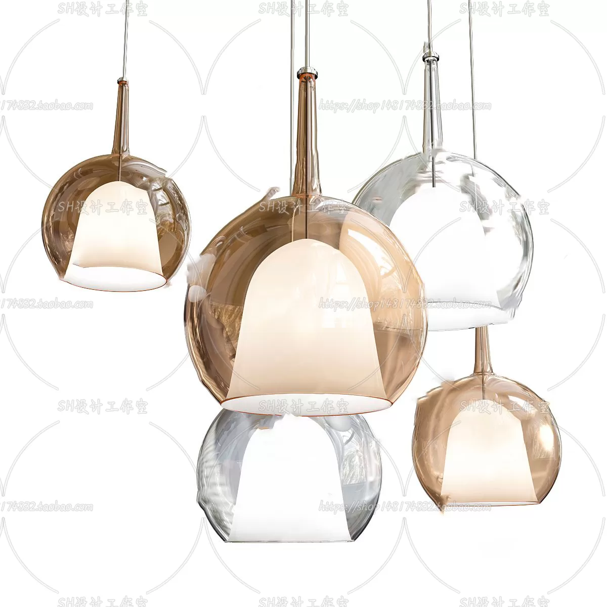 Lights – Chandelier 3D Models – 0391