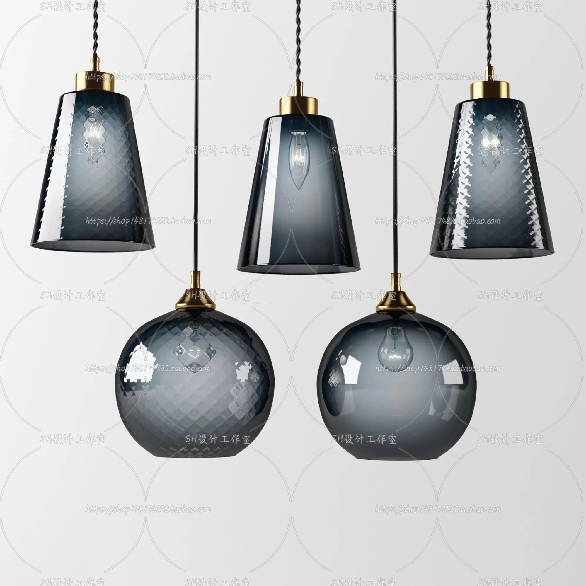 Lights – Chandelier 3D Models – 0392
