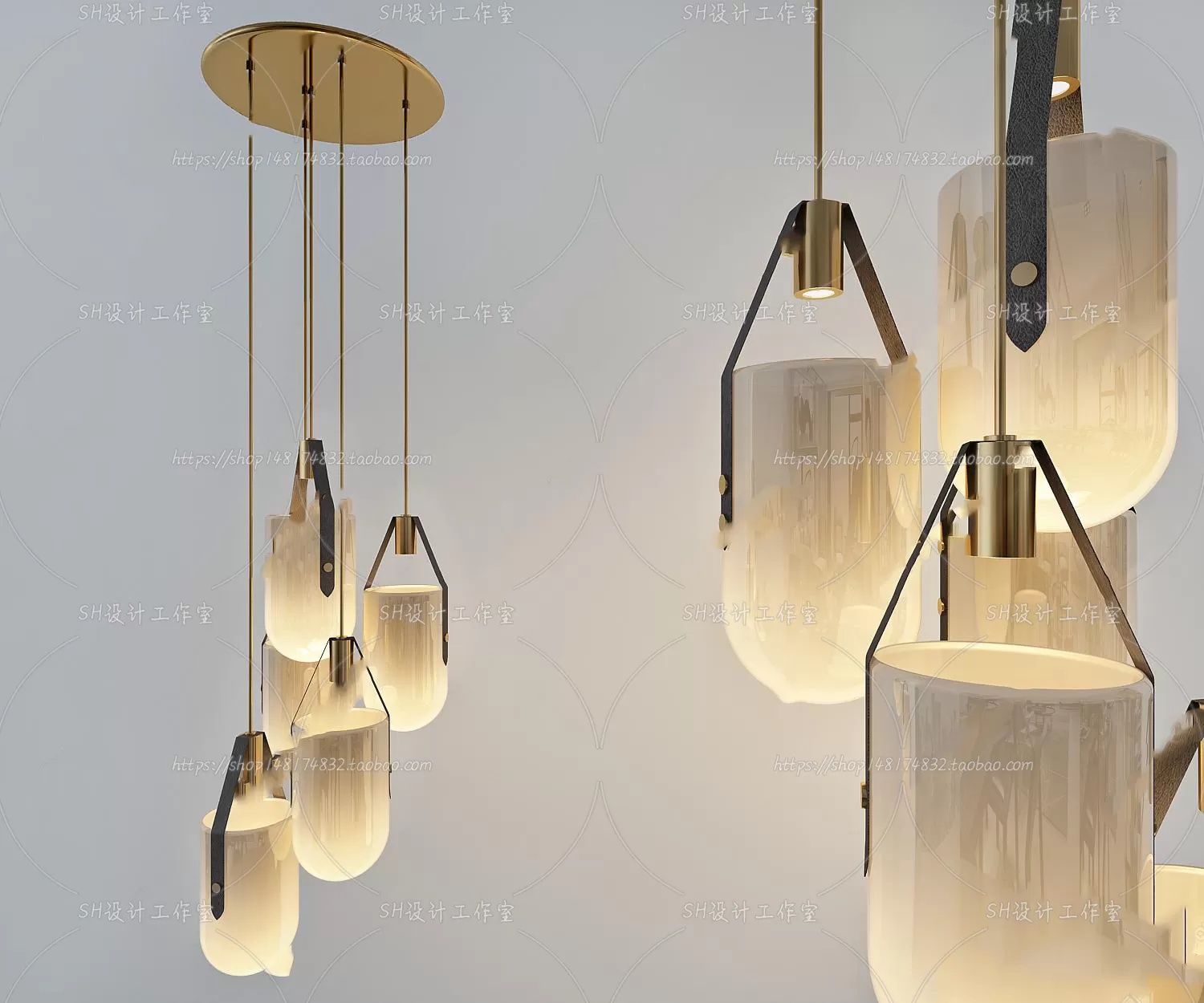 Lights – Chandelier 3D Models – 0397
