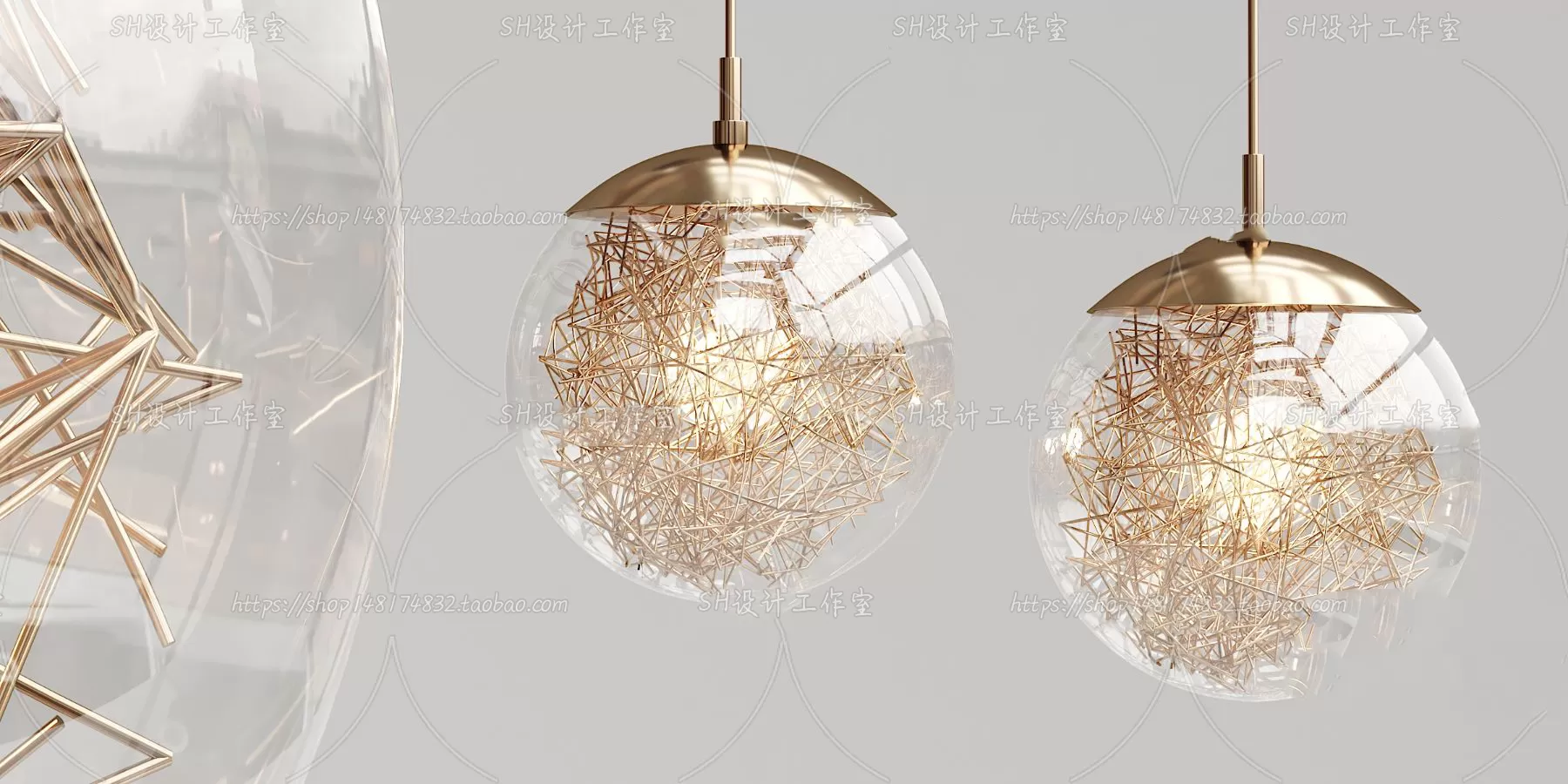 Lights – Chandelier 3D Models – 0398