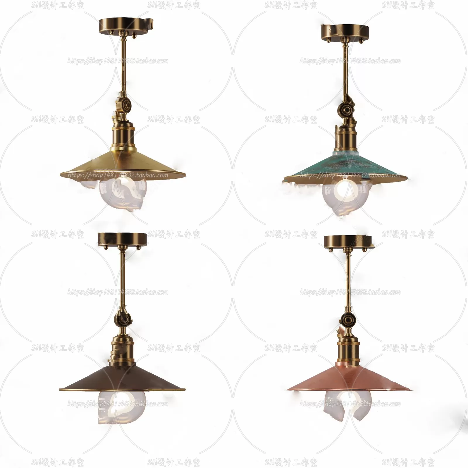 Lights – Chandelier 3D Models – 0405