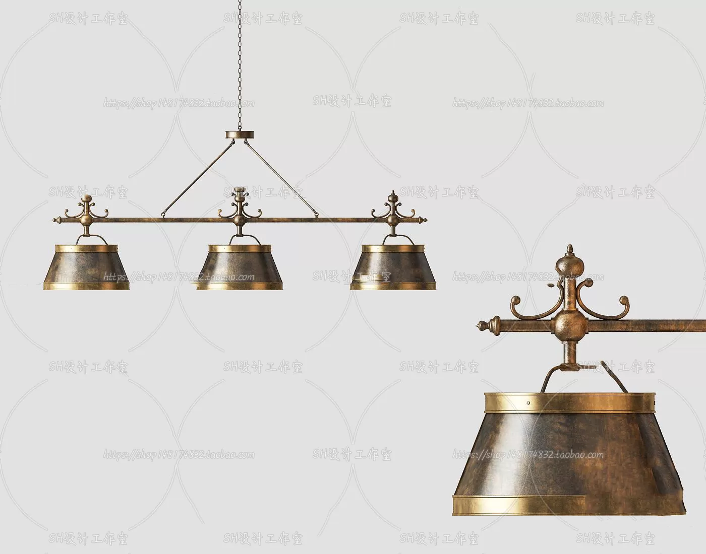 Lights – Chandelier 3D Models – 0407