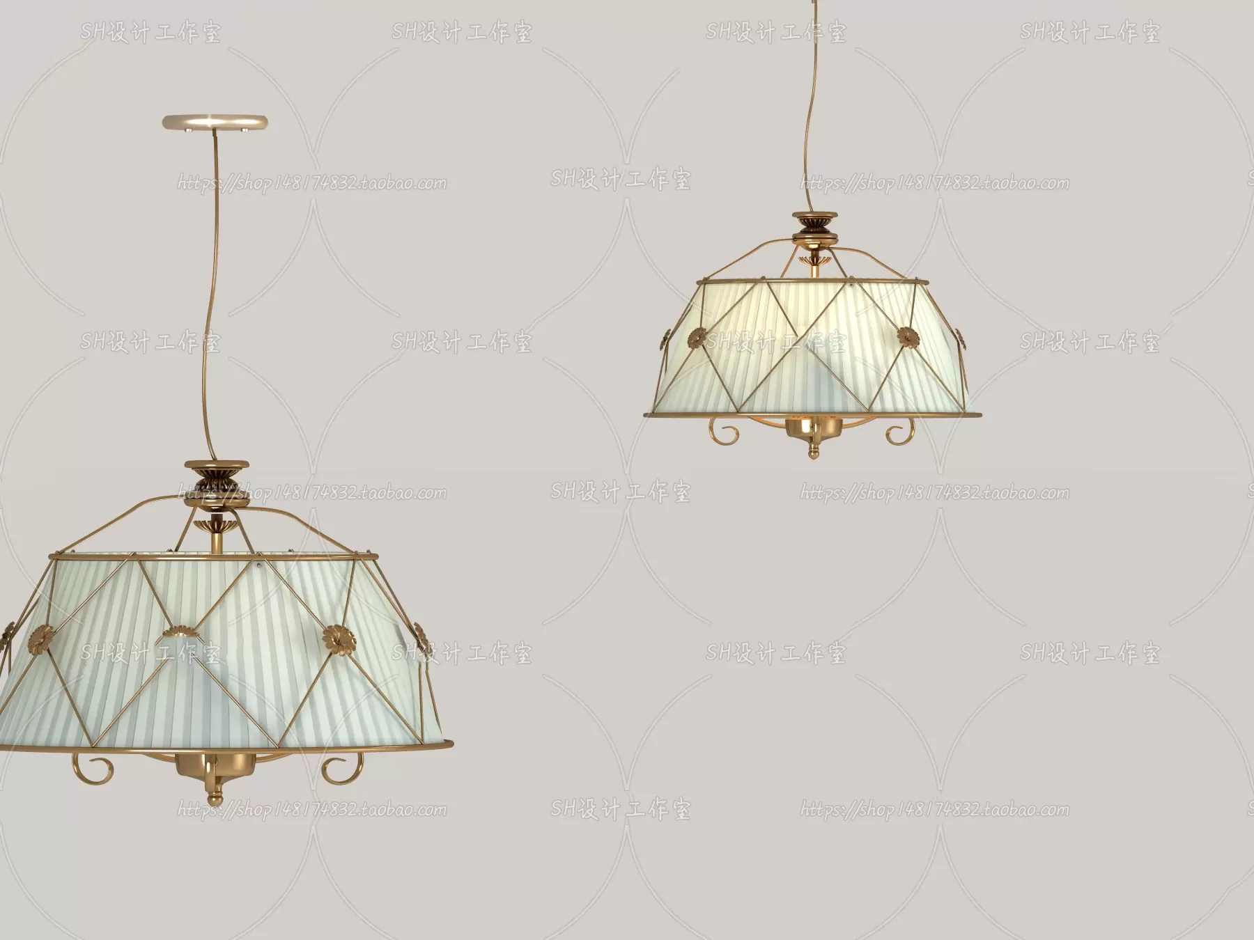 Lights – Chandelier 3D Models – 0408