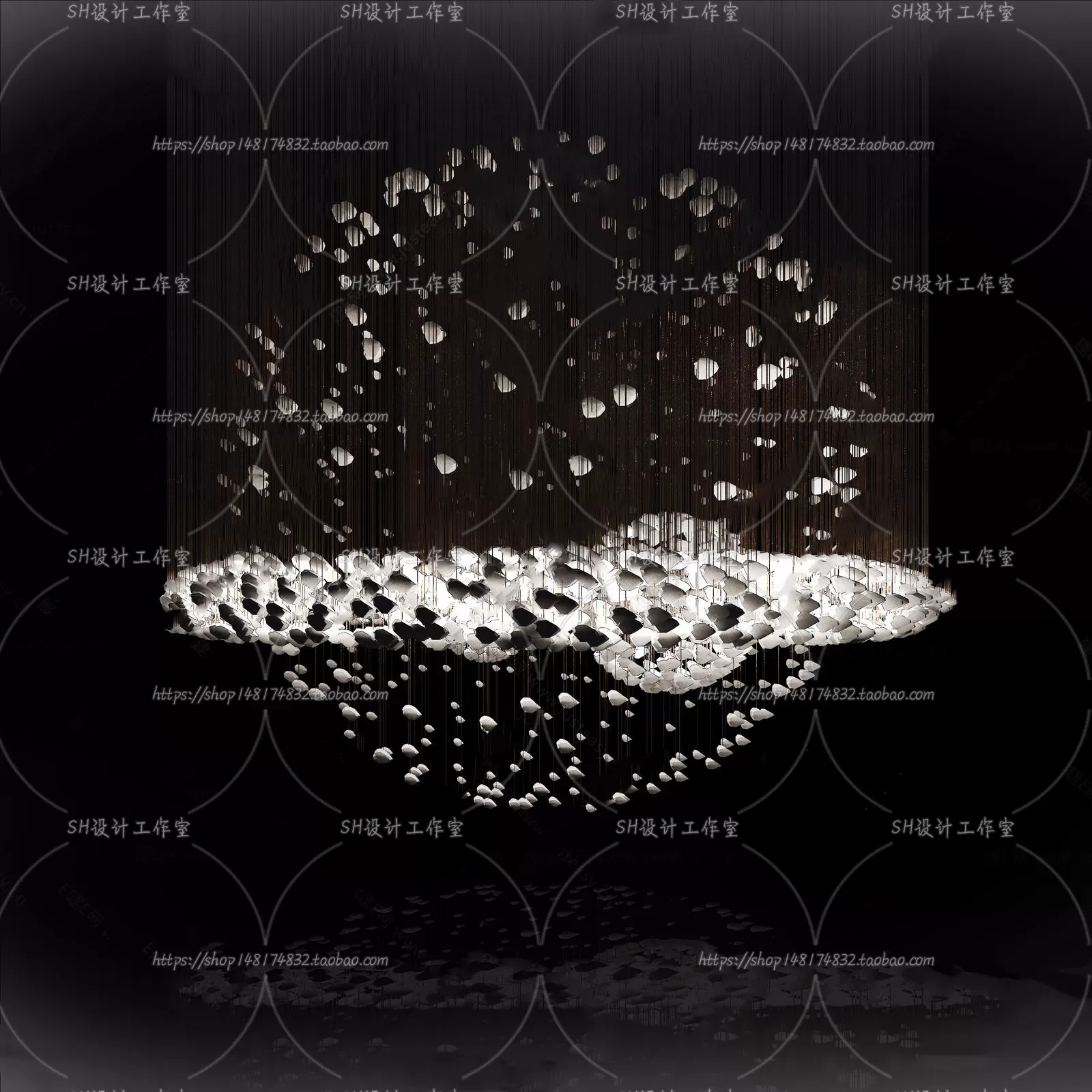 Lights – Chandelier 3D Models – 0415