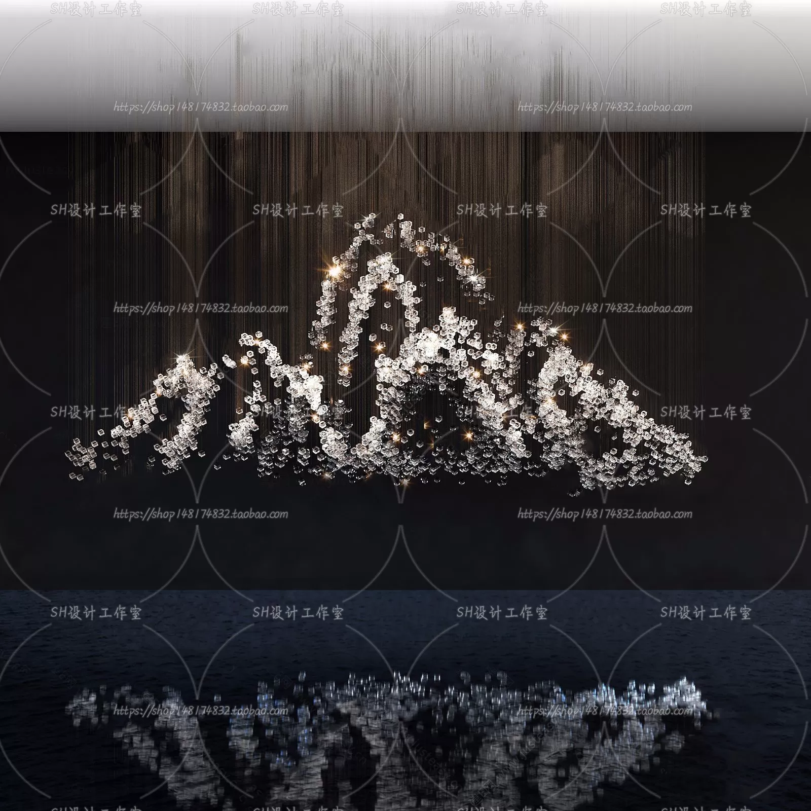 Lights – Chandelier 3D Models – 0417