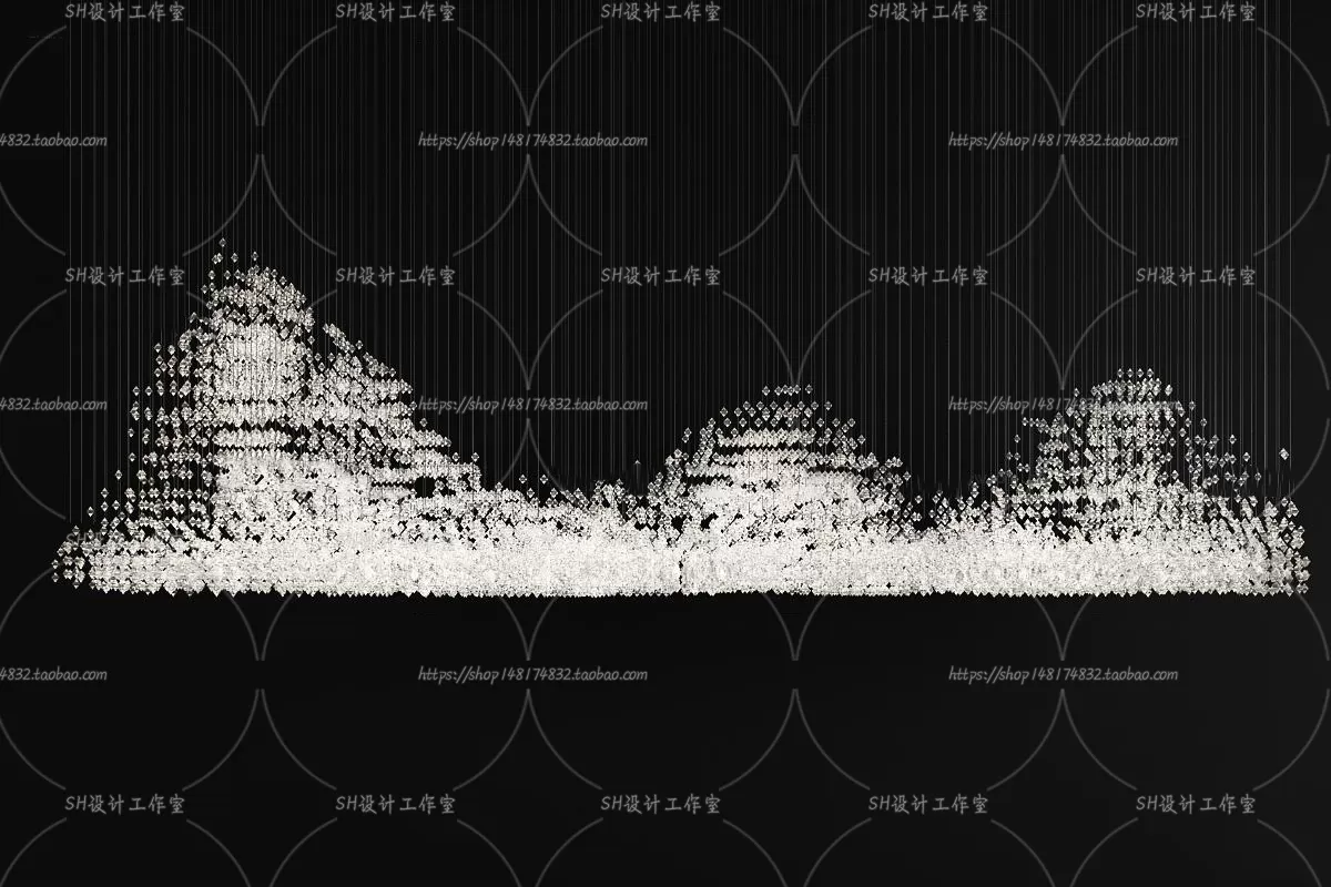 Lights – Chandelier 3D Models – 0424