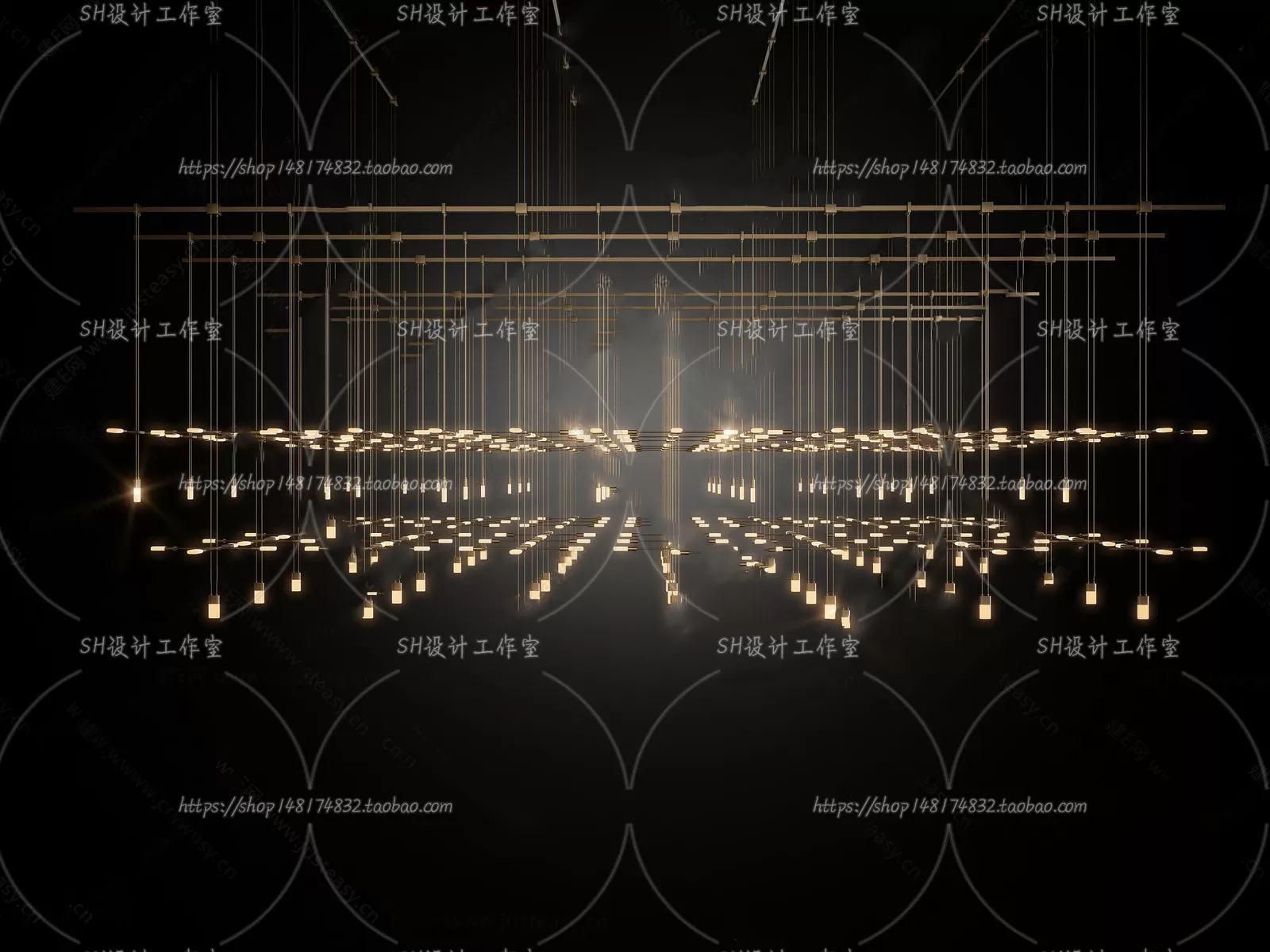 Lights – Chandelier 3D Models – 0427