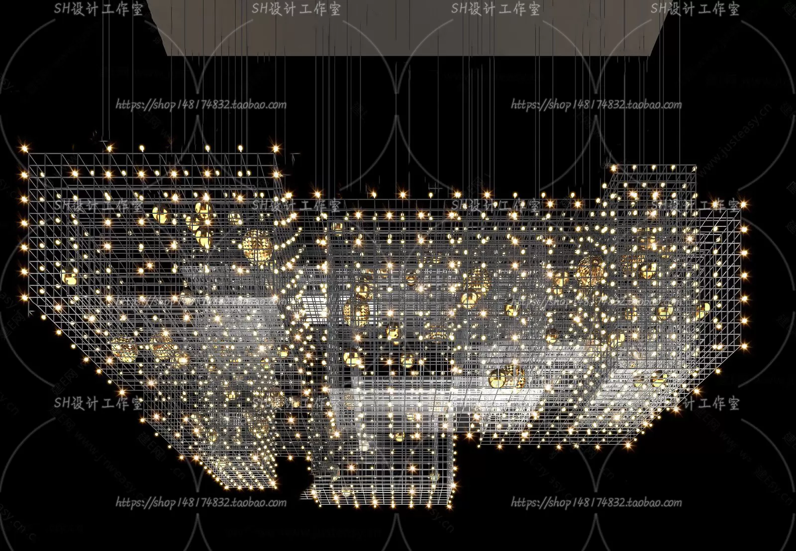 Lights – Chandelier 3D Models – 0428