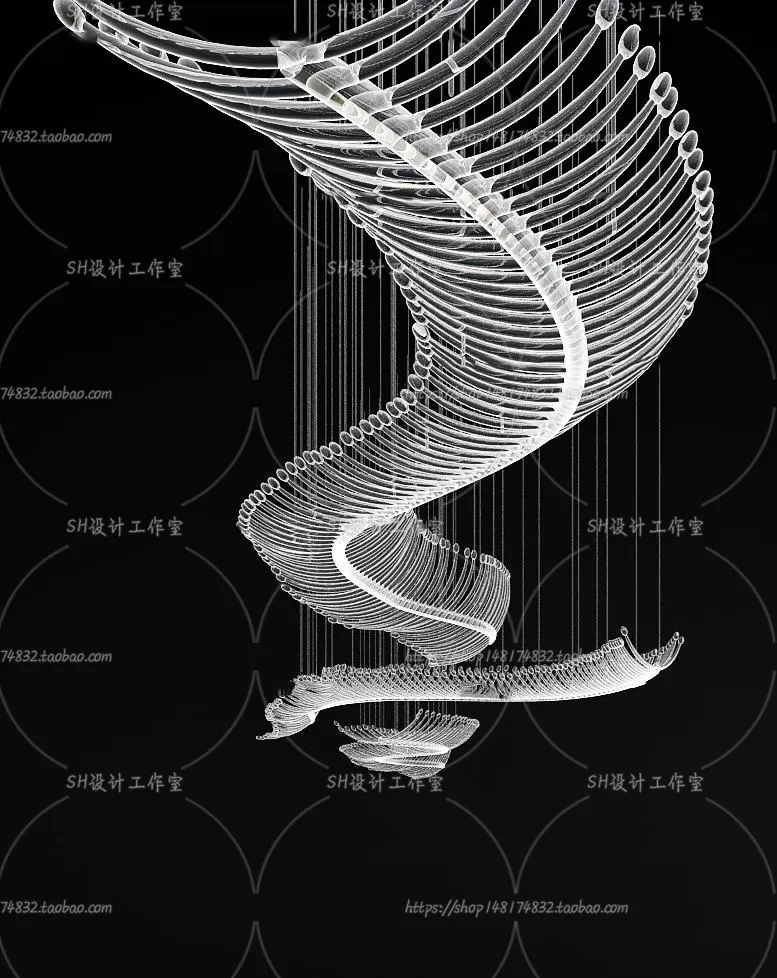 Lights – Chandelier 3D Models – 0432