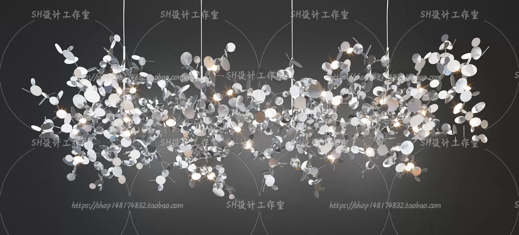 Lights – Chandelier 3D Models – 0437